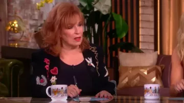 Cinq a Sept Cheyenne Embroidered Western Amour Blazer worn by Joy Behar as seen in The View on September 12, 2025