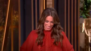 Ramy Brook Claudia Silk Chiffon Ruffle Tiered Mini Dress worn by Alyssa Farah Griffin as seen in The View on September 12, 2025