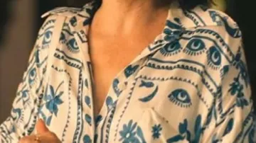 Printed Shirt Dress worn by Victoria Ratliff (Parker Posey) in TV Series The White Lotus S03