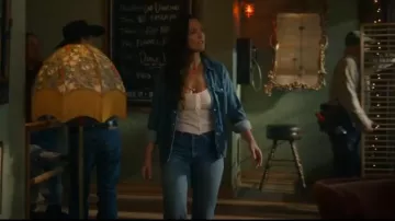 Levi’s Long Sleeve Denim Shirt worn by Quinn O'Grady (Minka Kelly) as seen in Ransom Canyon (S01E08)