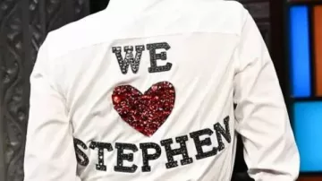 Drew Barrymore 2025 We Love Stephen Chemise blanche