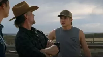 Ralph Lauren Plaid Canvas Workshirt worn by Staten Kirkland (Josh Duhamel) as seen in Ransom Canyon (S01E08)