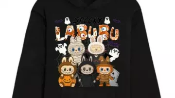 Labubu Just a Horror Halloween Hoodie