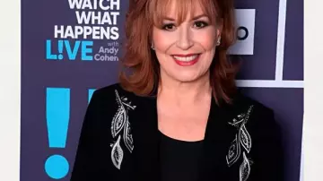 Watch What Happens Live 2025 Joy Behar Paisley Detail Blazer