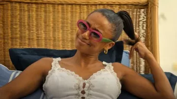 L.G.R x Maria de la Orden Cod. 4773 Dalia worn by Brigitte (Shalom Brune-Franklin) as seen in The Girlfriend (S01E02)