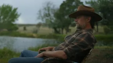 PrAna Men's Los Feliz Flannel Shirt worn by Staten Kirkland (Josh Duhamel) as seen in Ransom Canyon (S01E09)