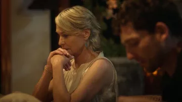 Joseph Desvigne Silk Midi Dress worn by Laura (Robin Wright) as seen in The Girlfriend (S01E02)