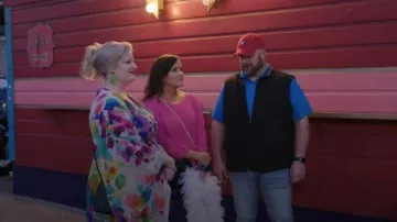 Vestido Kimono Floral de la Colección The Garden de H&M usado por Claire como se ve en 90 Day Fiancé (S11E14)