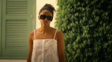 Burberry Sunglasses BE4406U worn by Brigitte (Shalom Brune-Franklin) as seen in The Girlfriend (S01E02)