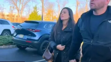 Jessica Simpson Women's Long Puffer Jacket Down Alternative Coat worn by Sammi Giancola as seen in Jersey Shore: Family Vacation (S08E16)