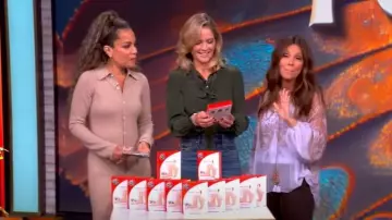 Zimmermann Billow Blouse worn by Gretta Monahan as seen in The View on September 15, 2025