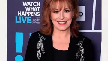 Watch What Happens Live Paisley Detail Blazer worn by Joy Behar as seen in Watch What Happens Live with Andy Cohen