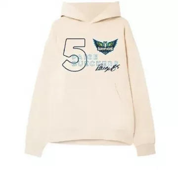 Recreation-Dallas Wings Paige Bueckers Round21 Cream 2025 WNBA Hoodie