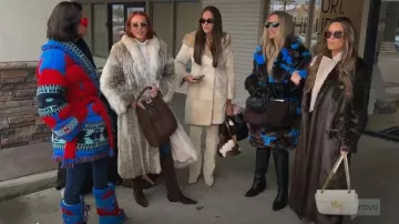 Stand Studio Lidya Faux Fur Coat worn by Brittani Bateman as seen in The Real Housewives of Salt Lake City (S06E01)