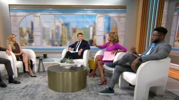 Simon Miller Casablanca Fringe Dress worn by Imogen Poots as seen in CBS Mornings on September 16, 2025