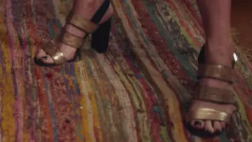 Sandal Shoes worn by Blair (Brittany Snow) as seen in Someone Great