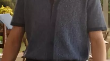 Blue Knit Shirt worn by Steven Conklin (Sean Kaufman) in The Summer I Turned Pretty (S03)