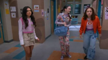 We The Free Good Luck Shadow Patch Jeans worn by Posey (Carmen Sánchez) as seen in Electric Bloom (S01E01)