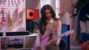 The Ragged Priest Lyric Vest worn by Posey (Lumi Pollack) as seen in Electric Bloom (S01E01)