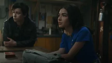 Dickies Cropped Tee worn by Caitlyn Torres (Melissa Collazo) as seen in Motorheads (S01E10)