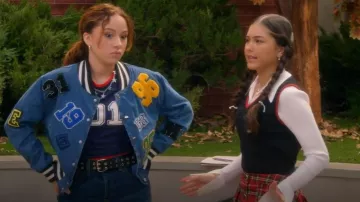 Akira Number 1 Baby Tee worn by Jade Castillo (Carmen Sánchez) as seen in Electric Bloom (S01E02)