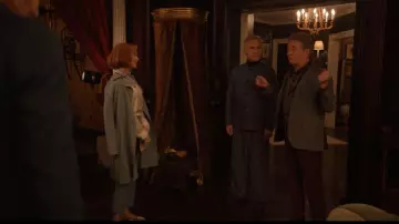 Aeyde Uma Velvet Mary Jane Ballet Flat worn by Camila White (Renée Zellweger) as seen in Only Murders in the Building (S05E04)