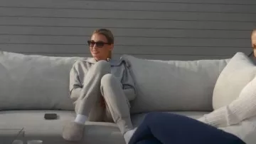 Mango Drawstring Jogger Trousers worn by Billie Faiers as seen in Sam & Billie: Sister Act (S01E05)