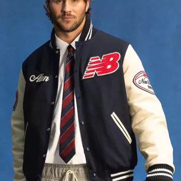 NFL Buffalo Bills Josh Allen Unisex Varsity Jacket worn by (Josh Allen) in pagesix
