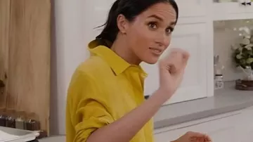 With Love, Meghan 2025 Meghan Markle Yellow Shirt worn by (Meghan Markle) in With Love (S02)