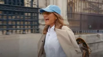 Sombrero de mezclilla Tyron Isabel Marant usado por Samantha Faiers como se ve en Sam & Billie: Sister Act (S01E05)