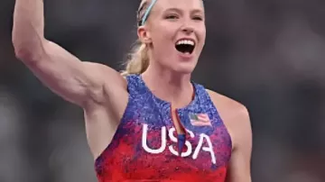 Sandi Morris Campeonato Mundial de Atletismo Tokio 2025 Top corto