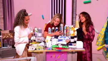 Tanya Taylor Blaire Floral A-Line Midi-Dress worn by Gretta Monahan as seen in The View on September 17, 2025