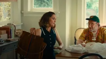 Clare V Simple Tote worn by Sylvia (Rose Byrne) as seen in Platonic (S02E08)