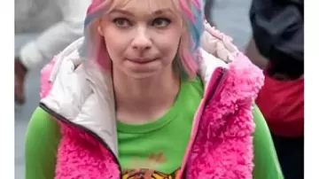 Emma Myers Green Graphic Shirt worn by Enid Sinclair (Emma Myers) in Wednesday (S02)