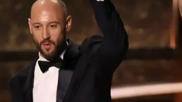 Seth Rogen and Evan Goldberg: 77th Emmy Awards Thank You Cam: Clothes