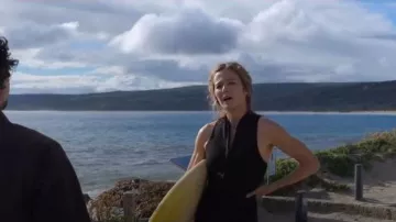 Rip Curl G Bomb 2.0 1.5mm Front Zip Long Jane Wetsuit worn by Caroline Brazier as seen in Scrublands (S02E01)