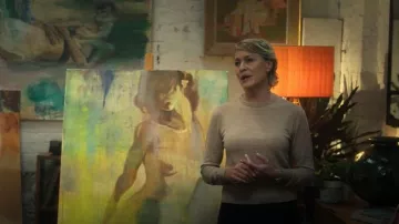 Ralph Lauren Crewneck Cashmere Sweater worn by Laura (Robin Wright) as seen in The Girlfriend (S01E03)