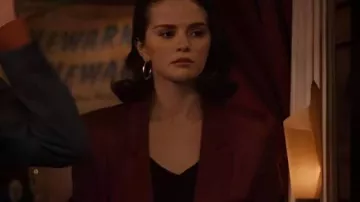 Only Murders in the Building Burgundy Blazer worn by Mabel Mora (Selena Gomez) as seen in Only Murders in the Building (S05E10)