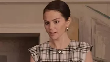 Only Murders in the Building Plaid Vest worn by Mabel Mora (Selena Gomez) as seen in Only Murders in the Building (S05E05)