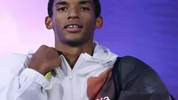 2025 US Open Felix Auger-Aliassime Y-3 Hooded Jacket worn by Kanye West in Felix Auger-Aliassime vs. Alex de Minaur Highlights | 2025 US Open Quarterfinal