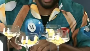 Teal Balls Printed Shirt worn by Sean Freeman in The Gates (2025)