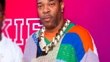 Busta Rhymes 2025 Crochet V-Neck Sweater