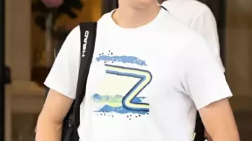 Jannik Sinner Milan 2025 White T-Shirt