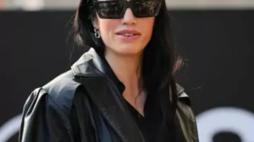 73rd San Sebastian International Film Festival Lali Espósito Leather Jacket