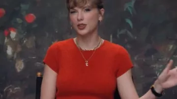 Taylor Swift The Life of a Showgirl Reformation Sweater of Taylor Swift in Only 13 DAYS until we enter the world of #TSTheLifeofaShowgirl! ❤️‍????