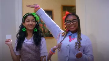 French Connection Babysoft Sparkly Bow worn by Shelly Sharp (J' Adore Elizabeth) as seen in Electric Bloom (S01E03)