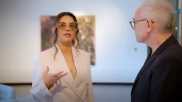 Lunettes de soleil Chloe Gold portées par Adriana de Moura comme on le voit dans The Real Housewives of Miami (S07E16)