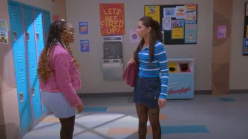 Superdown Keyara Button Up Top worn by Posey (Lumi Pollack) as seen in Electric Bloom (S01E03)