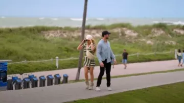 Botas de cuero y nailon Prada Monolith usadas por Lisa Hochstein como se ve en The Real Housewives of Miami (S07E16)