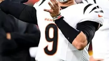 White Jersey worn by Joe Burrow in Cincinnati Bengals
